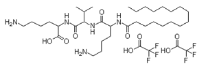 Palmitoyl tripeptide-5 bistrifluoracetate salt